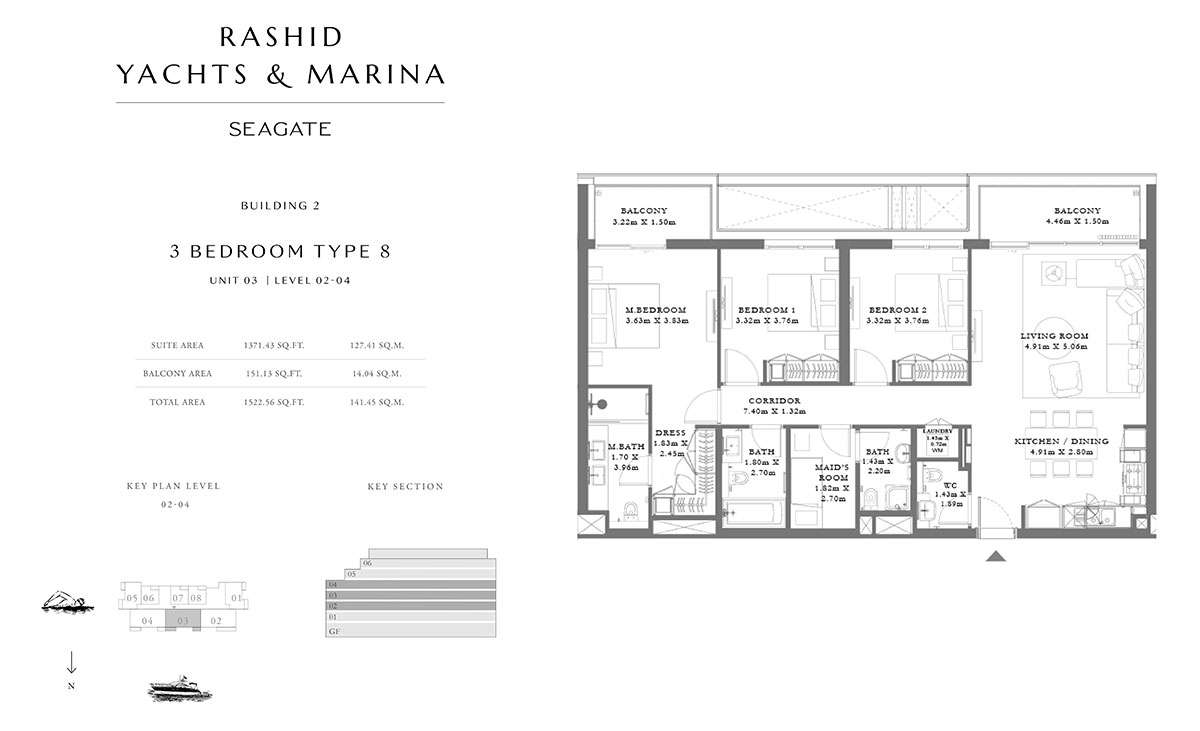 Type 8, Unit 03, Level 02-04 Building 2
